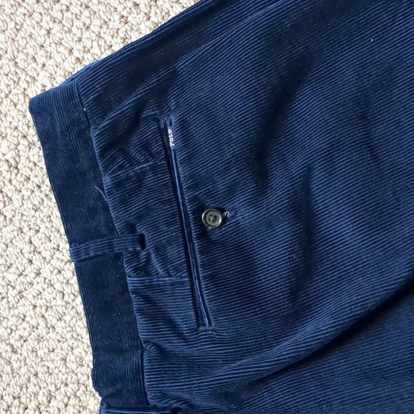 Polo Navy Corduroy Eclectic Grandpa Trousers 38 X 30 - Picture 6 of 11